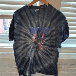 Buffalo Graphic Tie-Dye T-Shirt